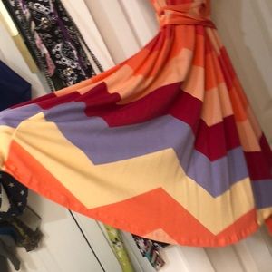 Striped Wrap Dress x Tart - Size S, chic + perfect